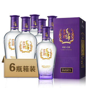 毛铺酒官方旗舰店52度紫荞酒500ml*6瓶苦荞酒水整箱高档白酒基酒