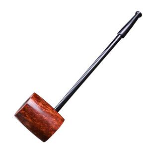 进口石楠木大力水手烟斗手工实木便携式烟斗直式烟丝斗旱烟斗男士