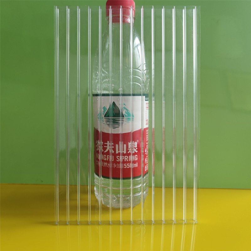 PC板双层阳光板8mm中空板阳光板湖蓝草绿烟灰宝蓝阳光板