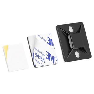 带胶自粘贴式扎带固定座吸盘电线收纳卡扣固定器配线夹理线器HS