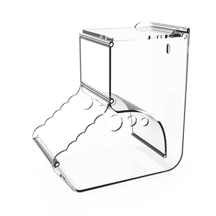 仓鼠食盆自动喂食器金丝熊荷兰猪龙猫刺猬兔子专用下料吃食盆食盒