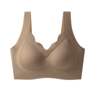 小胸加厚女内衣防下垂收副乳聚拢提拉无钢圈无尺码背心式美背文胸