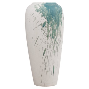 陶瓷花瓶高级感水培芍药鲜花专用客厅摆件中式大口径插花餐桌装饰