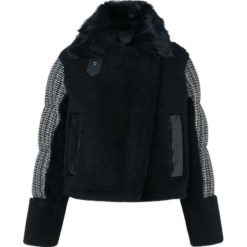 SHOREDITCH SKI CLUB 秋冬女花呢夹克