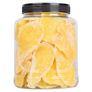 【憨豆熊_糖姜片500g罐装】姜糖片老姜片糖生姜糖生姜片干即食