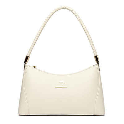 品牌正品真皮腋下包牛皮女包