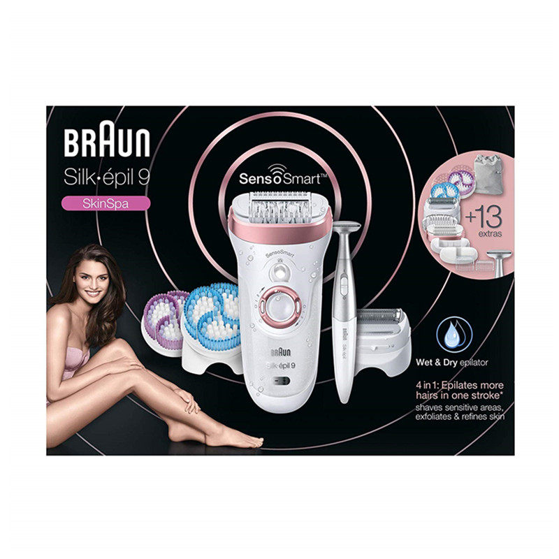 德国Braun Silk-Epil SE9300/9995/9030新款女士电动脱毛器拔毛仪