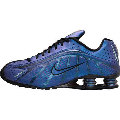 Nike/耐克官方正品Shox R4男士低帮缓震气柱时尚跑步鞋HQ3446-001