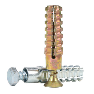 坚威圣诞树壁虎铁锯齿膨胀螺丝泡沫轻质砖金属膨胀管钉 M5M6M8M10