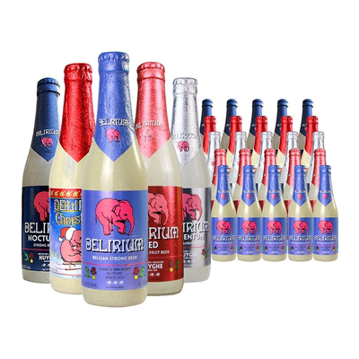 粉象比利时原装进口樱桃瓶前啤酒