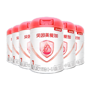 贝因美1段幼儿奶粉800g×6罐