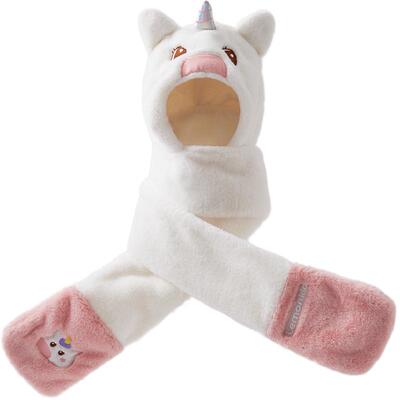 柠檬宝宝加绒围脖手套儿童帽子