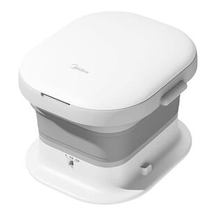 美的泡脚桶折叠恒温加热恒温家用养生按摩足浴盆洗脚盆节日礼物