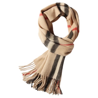 上海故事羊毛格子围巾女冬季2025新款保暖围脖披肩送妈妈生日礼物