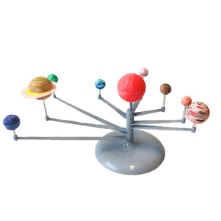 益智早教科学实验太阳系行星模型火山爆发气象站发电模型教具