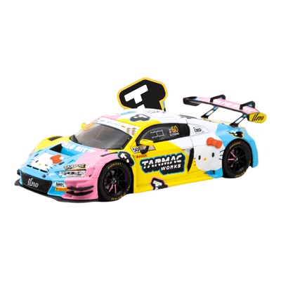 【玉桂狗现货】1:64TW澳门格兰披治大赛车奥迪R8 GT3合金汽车模型