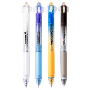 得力六边形战士按动可擦笔热敏可擦中性笔小学生专用三年级黑色晶蓝魔力摩易磨擦可复写笔男生女孩0.5mm水笔