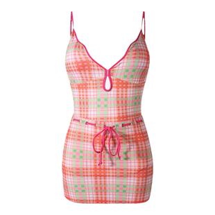 AYSTUDIO娜扎同款泳衣女2025新款复古性感露背沙滩温泉度假两件套