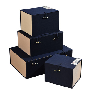 三才盖碗锦盒盒扣绒布包装礼品紫砂壶建盏杯刻定制礼品盒茶具