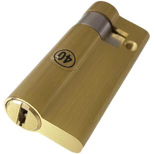 超C级半自动指纹刷卡锁芯50/70 家用防盗门智能锁 大半截40mm锁头