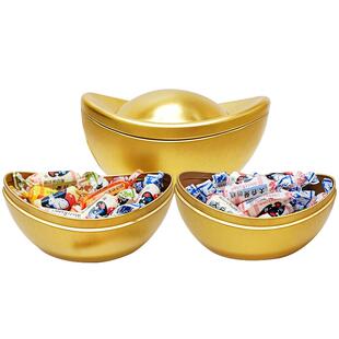 大白兔奶糖金元宝礼盒约25粒年货礼盒混合味婚庆喜糖果零食送小孩