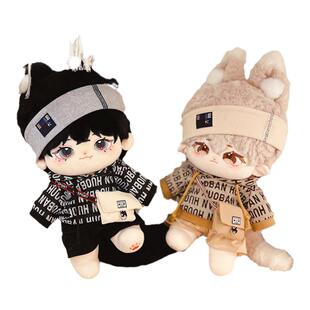 现货 40cm酷咔娃衣黑咔棕色奶咔套装无属性原创新款棉花娃娃衣服