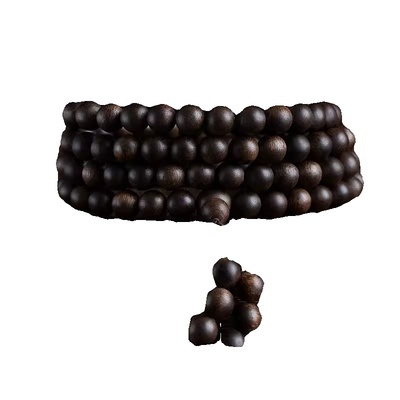 天然芽庄奇楠沉香手串108颗沉水檀木棋楠手链佛珠男女款香木野生