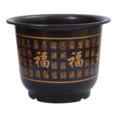 送托盘新款仿陶瓷花盆家用花盆