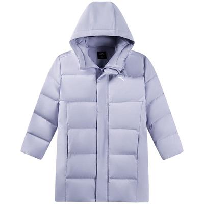 三防安踏儿童羽绒服女童中长款2025冬新款中大童棉羽外套官方旗舰