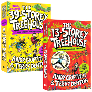The 13-Storey Treehouse Colour Edition 小屁孩树屋历险记13层39层 全彩漫画小说 桥梁书 英语课外读物 英文原版进口儿童图书