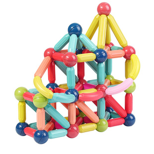 百变磁力棒儿童益智玩具积木大号一岁宝宝男孩3d大颗粒磁铁拼装