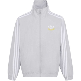 滔搏adidas阿迪达斯三叶草大童运动健身夹克外套KW1182