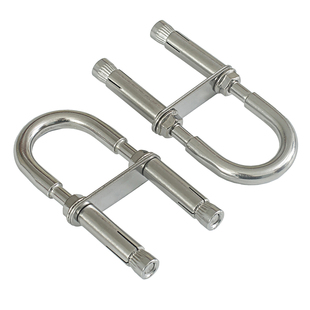 不锈钢U形U型沙袋吊椅艾扬格秋千吊床消防逃生膨胀螺丝栓吊钩挂钩