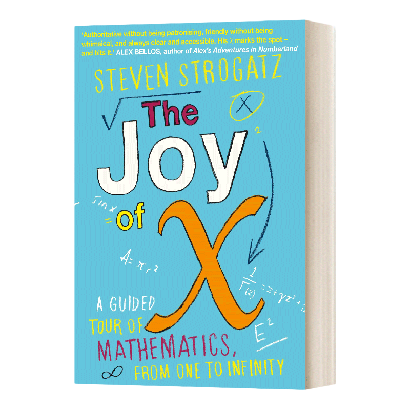 英文原版 The Joy of X X的奇幻之旅 为什么工作和生活中要有数学思维 史蒂夫 斯托加茨 英文版 进口英语原版书籍