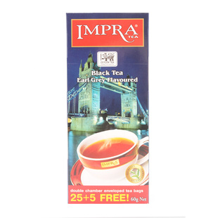 IMPRA英伯伦斯里兰卡进口锡兰红茶earl grey伯爵茶包袋泡茶冷泡茶