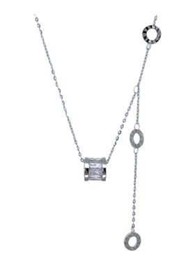 纯银小蛮腰流苏项链轻奢锁骨链女