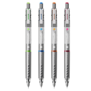 得力六边形战士in黑曜骑士中性笔速干学生用黑笔AS笔头低重心顺滑双球珠碳素按动式水笔刷题备考考试黑科技笔