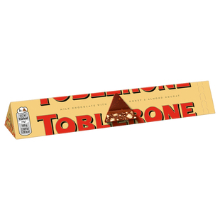 瑞士进口TOBLERONE瑞士三角牛奶黑巧克力蜂蜜巴旦木夹心休闲零食