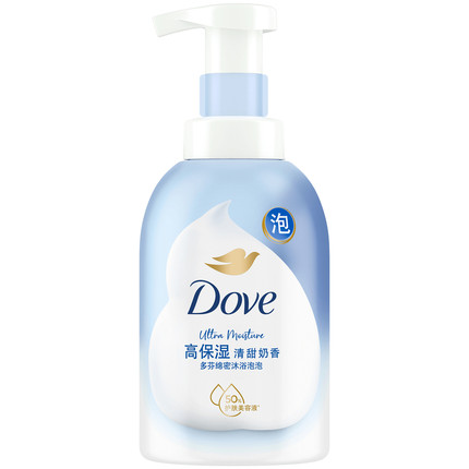 多芬青柠莓莓香绵绵沐浴泡泡肌肤