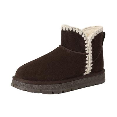 华耐保暖雪地靴女冬季新款