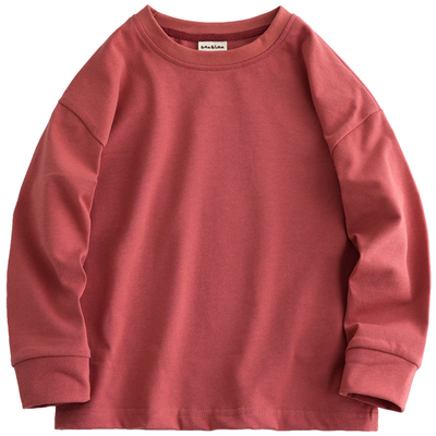 重磅230g儿童打底衫纯棉学生内搭