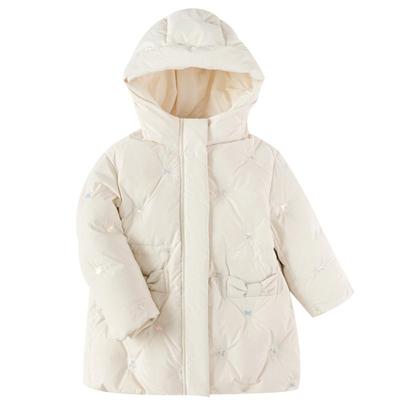巴拉巴拉羽绒服女童中长款外套潮