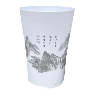 树脂花盆大号种树种花绿萝金钱树散尾葵加厚特大号仿陶瓷塑料花盆