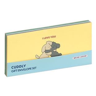 韩国iconic可爱图案礼物信封多功能红包现金礼券收纳纸袋套装