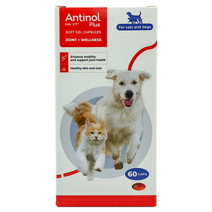 新西兰安它诺安替诺277宠物腰椎骨刺猫狗关节炎安适得鱼油软骨素