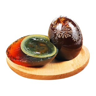 神丹无抗松花皮蛋无铅工艺10个溏心砂心即食凉拌鸭皮蛋非真空装