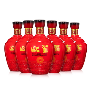 【年货精选周】迎驾贡酒醇香50度750mL 6瓶纯粮食光瓶白酒整箱