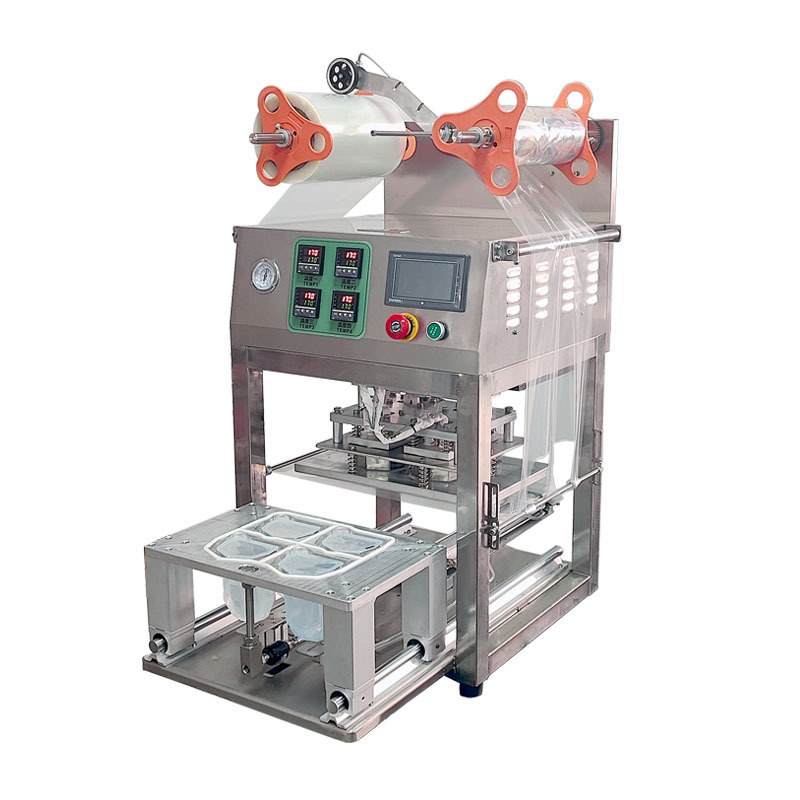 节庆食品年糕鱼封口机 自动卷膜塑料瓶封膜机 试剂管铝箔膜包装机