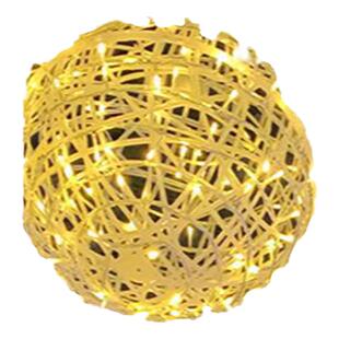 户外防水led藤球灯圆形挂树上公园景观工程装饰挂满天星串联彩灯