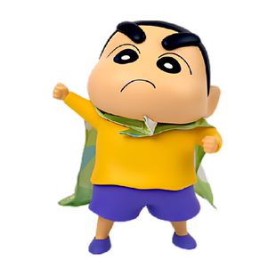 灵动创想蜡笔小新手办系列礼物周边动漫潮玩盲盒大号摆件新年礼物